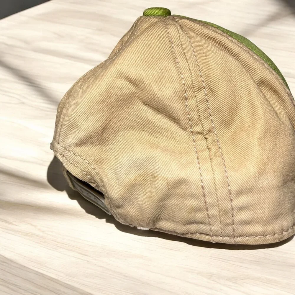 Goorin Bros Kids Green‎ & Tan Baseball Cap With Equestrian Print Adjustable